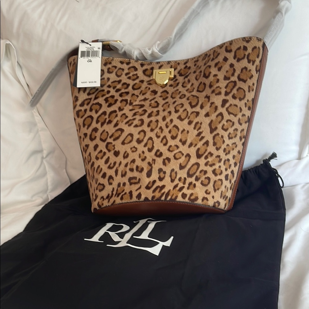 Ralph Lauren Brown Tote Bag with Luxurious Design